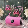 BT Clip-On Wireless Headphones Handbag Style Open-Ear Headphones with LED Digital Display for Women Girl Work Fitness Sport Gift