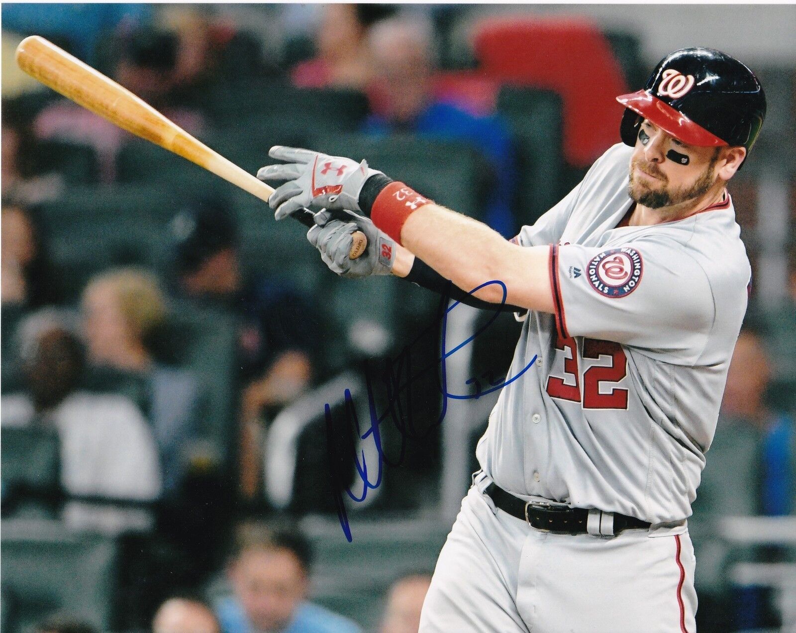 MATT WIETERS WASHINGTON NATIONALS ACTION SIGNED 8x10