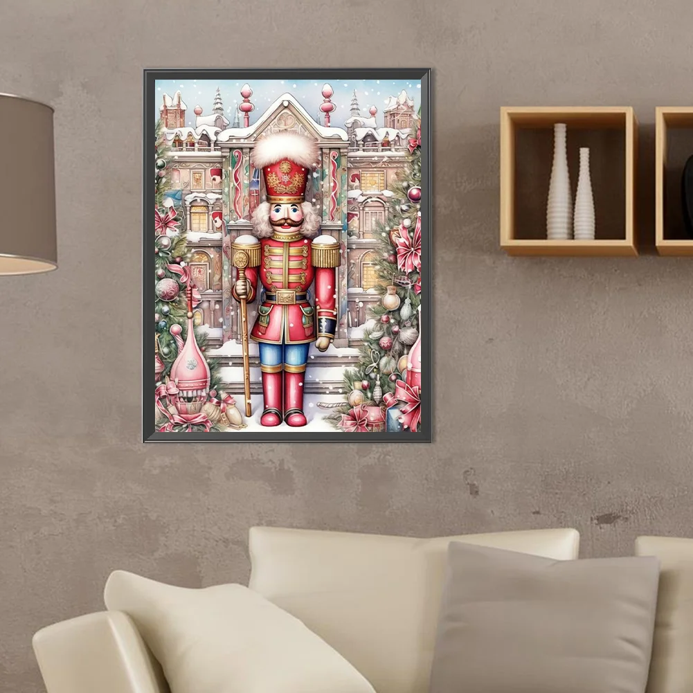Diamond Painting - Full Round Drill - Nutcracker Soldier(Canvas|30*40cm)