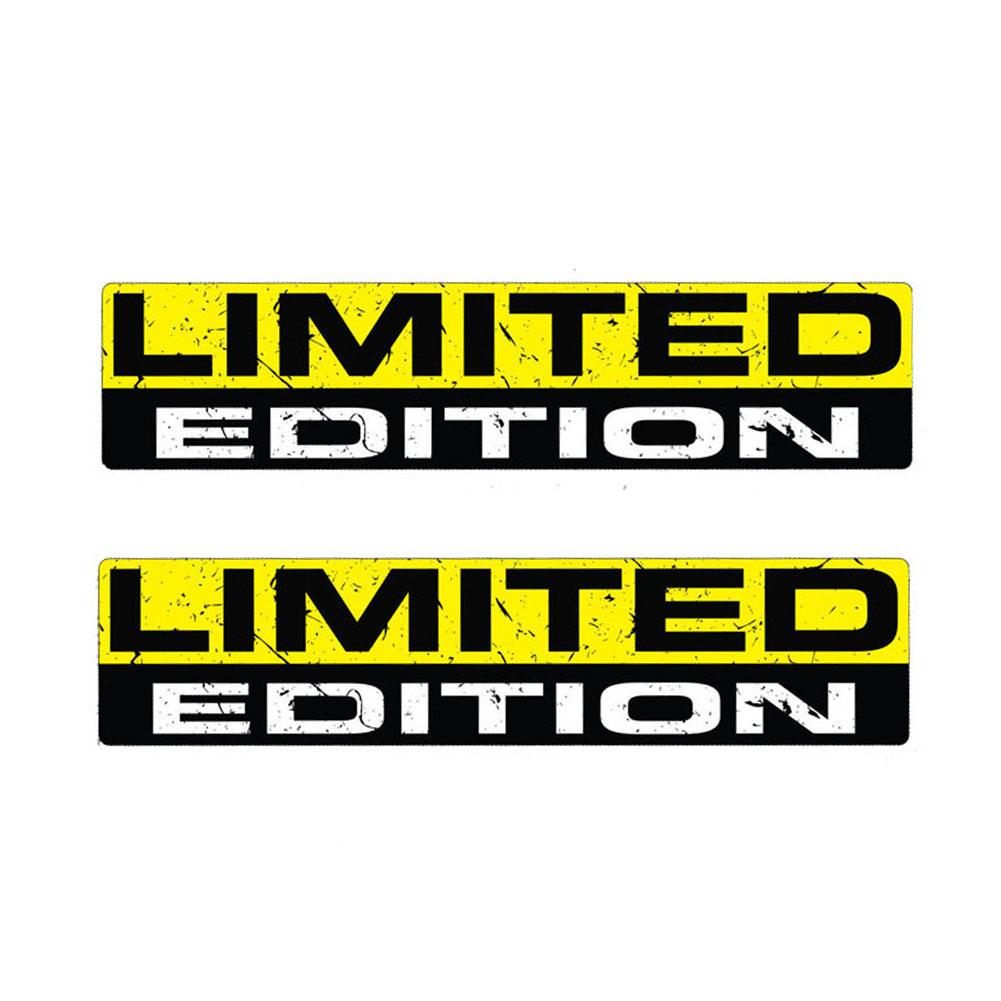 

2pcs Car Stickers 15x3cm LIMITED EDITION Funny Reflective Vinyl Decals, 501 Original