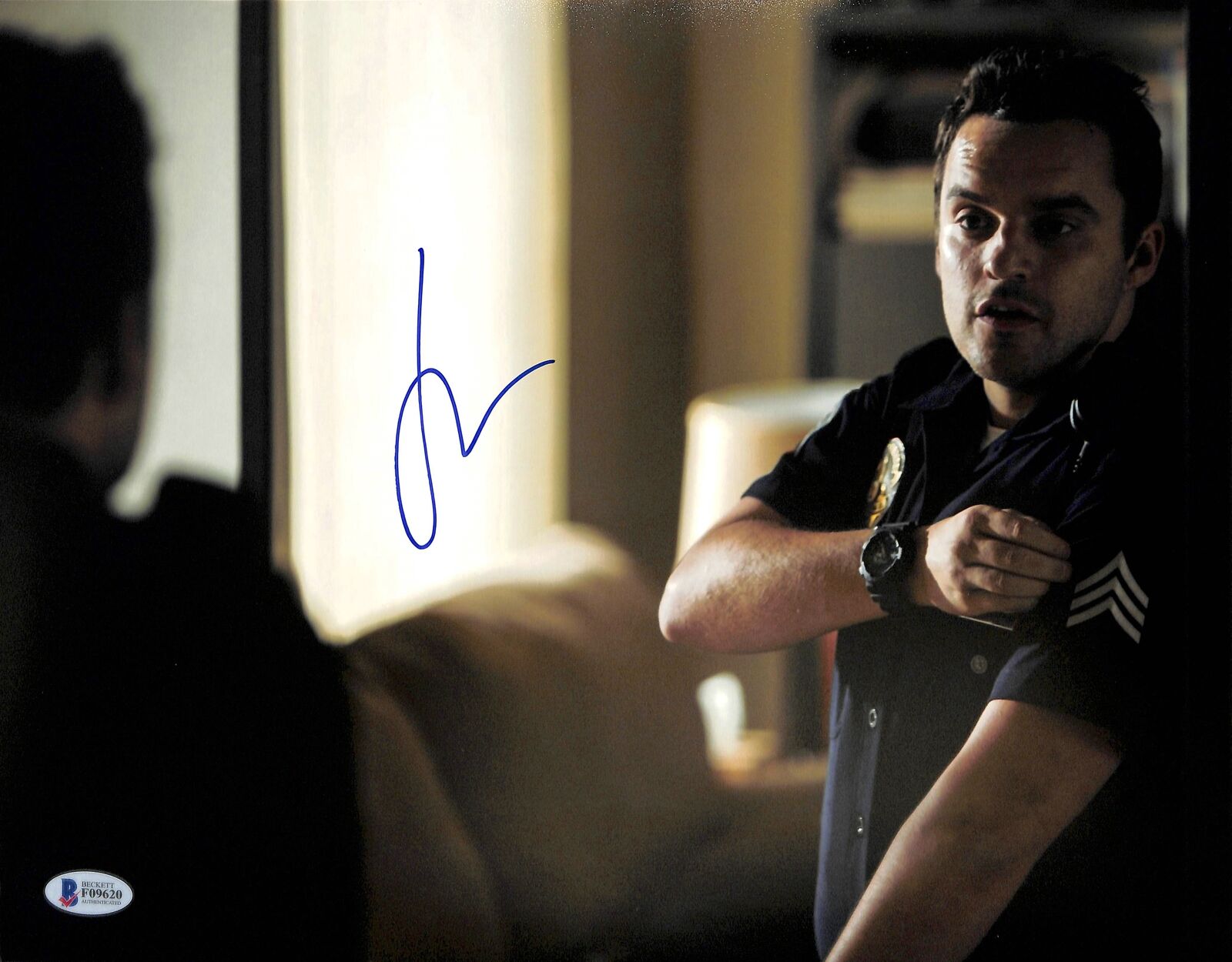 Jake Johnson Let's Be Cops Authentic Signed 11x14 Photo Poster painting Autographed BAS #F09620