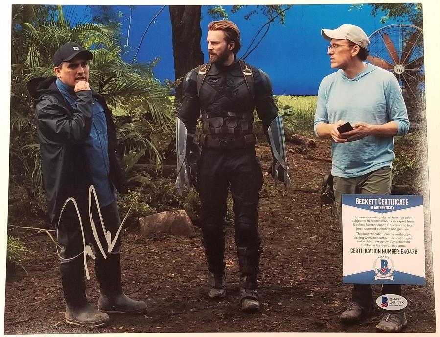 Director JOE RUSSO Signed Marvel The Avengers 11x14 Photo Poster painting ~ Beckett BAS COA