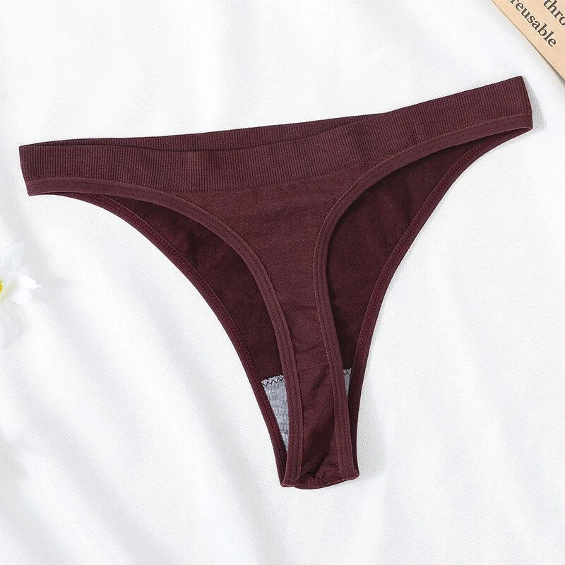 M-XL Women's Thongs G-string Female Sexy Panties Sexy Underwear Cotton Briefs Low Waist Brazilian Thong Ladies Intimate Lingerie