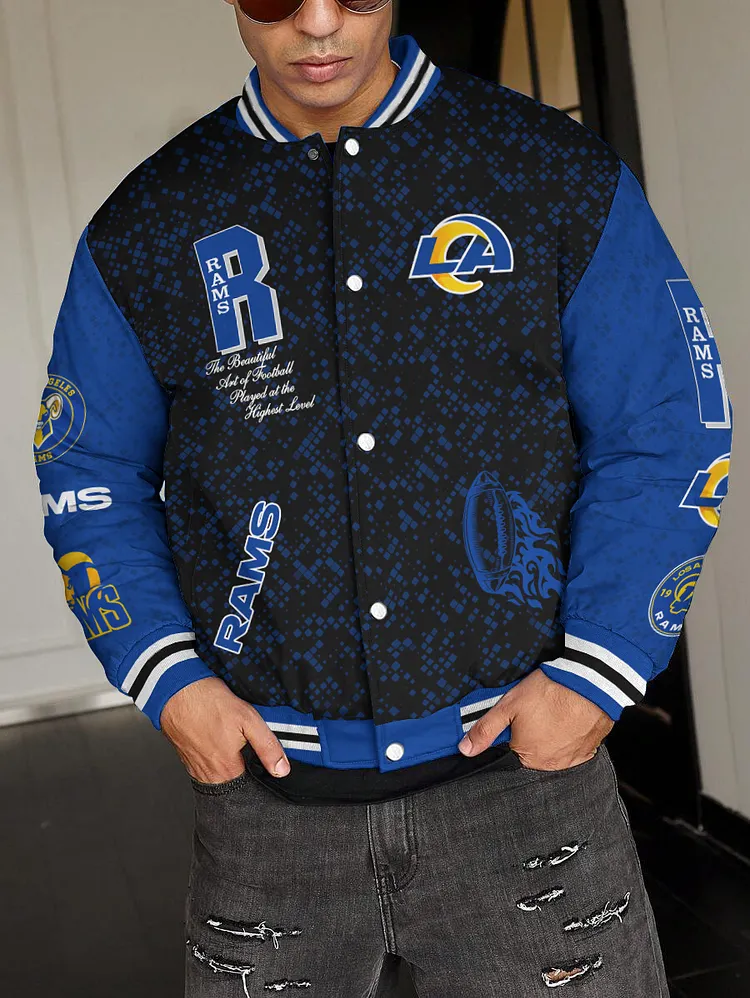 Los Angeles Rams  National Football League 2024 Make Your Mark Unisex Varsity Jacket