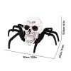 Jouet télécommandé d'araignée de crâne d'halloween