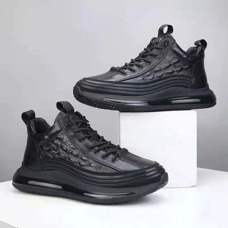 Men's Casual Cowhide Air Cushion Shoes trabladzer