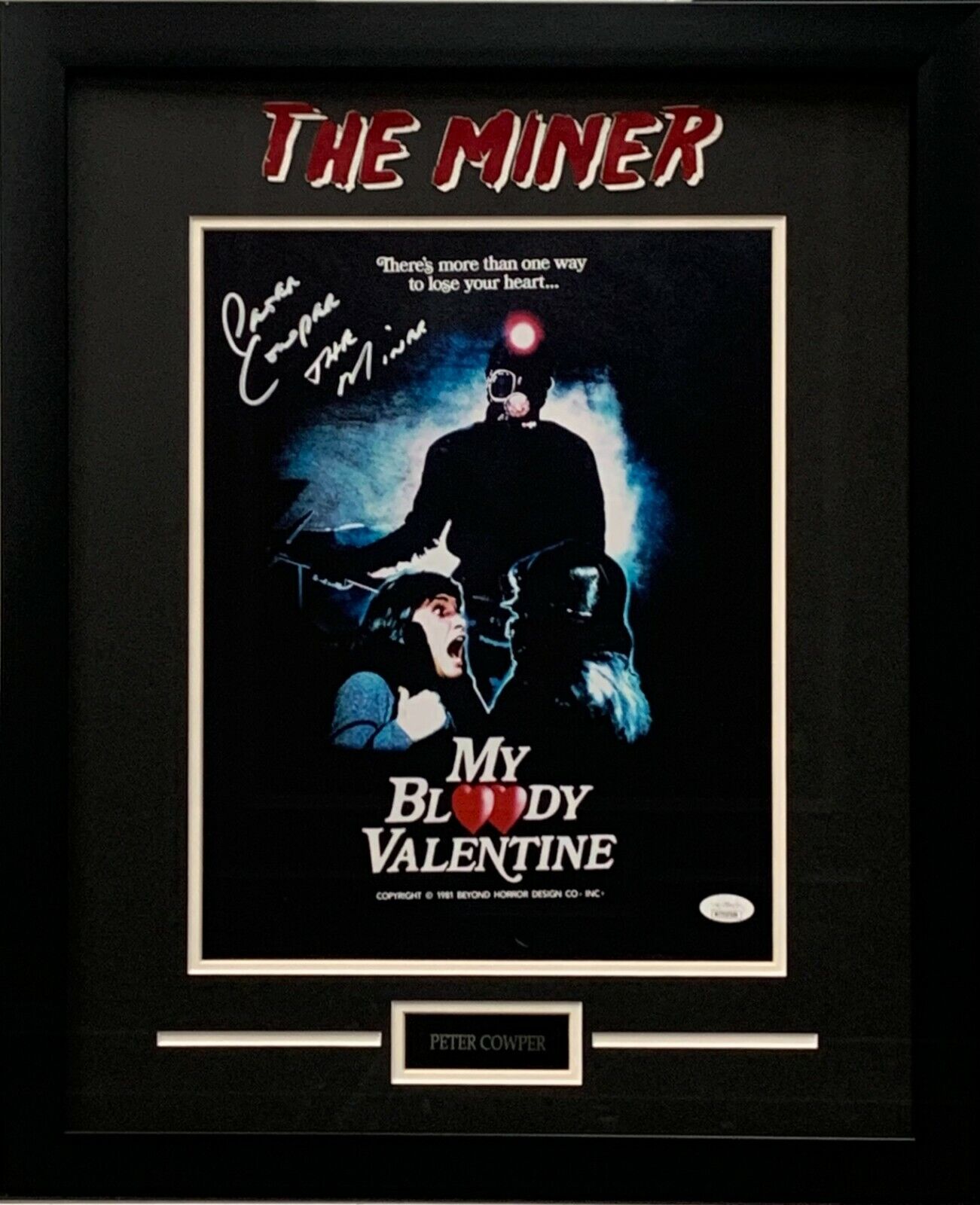 Peter Cowper autographed inscribed framed 11x14 Photo Poster painting My Bloody Valentine JSA