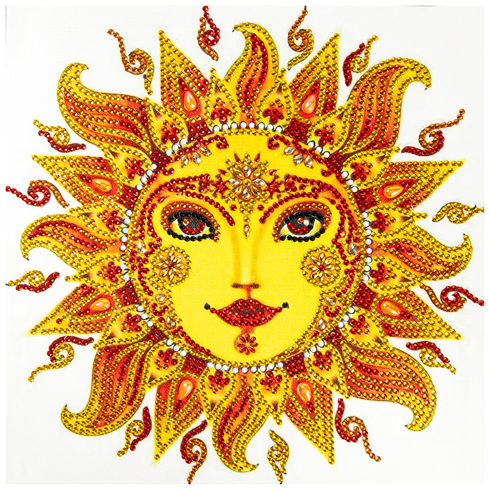 

30*30CM - Special Shaped Diamond Painting - Sun Goddess, 501 Original