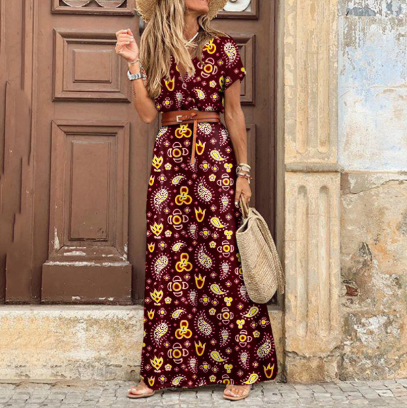 womens swing dress with sleeves