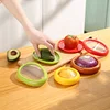 Silicone Film Fruit Storage Box Sealed Fresh Preservation Box for Fridge (4Pcs)