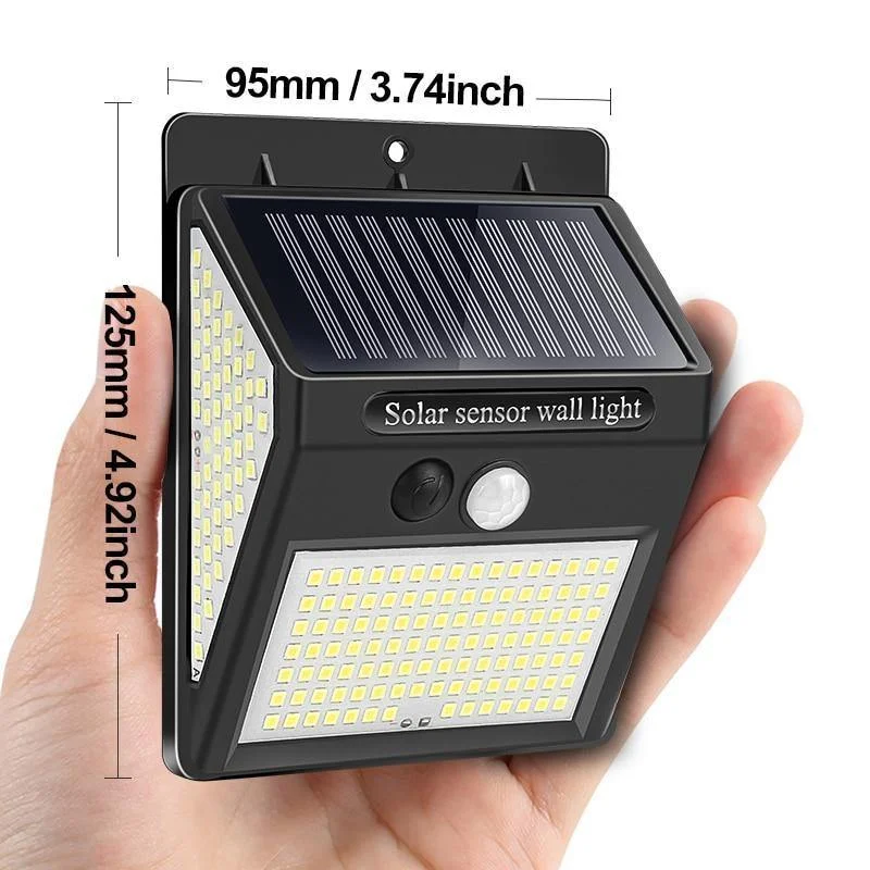 228 144 LED Solar Light Outdoor Lamp