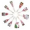 10pcs DIY Diamond Painting Keychain Set Xmas Gnome Kits