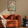 Flowers Calligraphy-14CT Stamped Cross Stitch 30*40cm/11.81*15.75in tapestrymarket