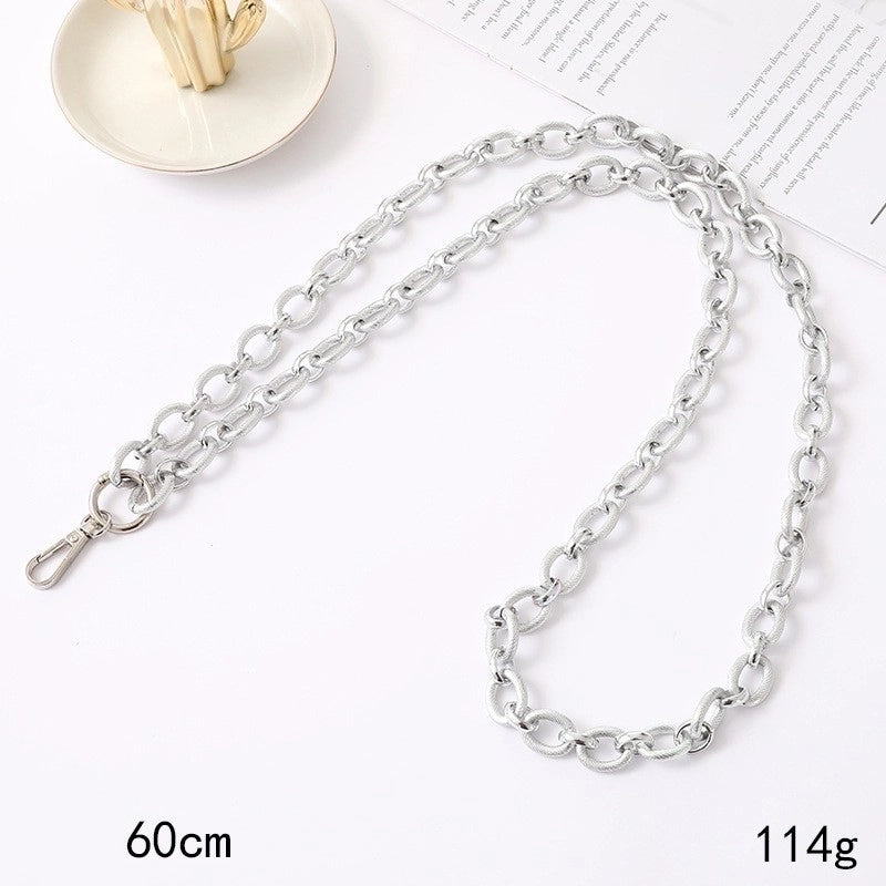 Minimalist Solid Color Metal Chain Mobile Phone Chain