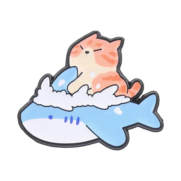 Foto del pin Sleeping Shark Cat
