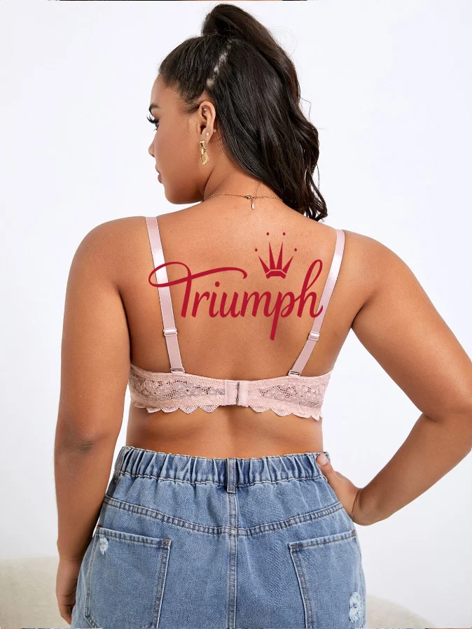 Triumph - (3 ks) čipkovan&aacute; podprsenka nadmernej veľkosti