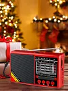 FM/AM/SW Full Band Portable Radio Battery Operated Mini Radio Receiver for Elder