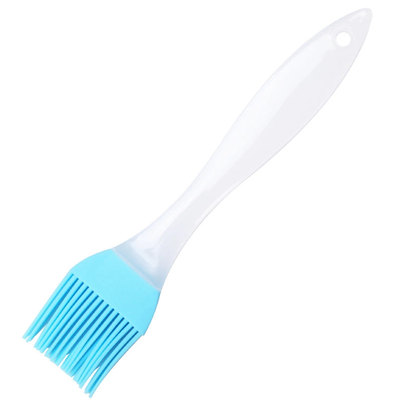 Silicone Oil Brush Small Split Non-lint Barbecue Seasoning Brush High Temperature Baking Oil Brush Plastic Handle Barbecue Brush
