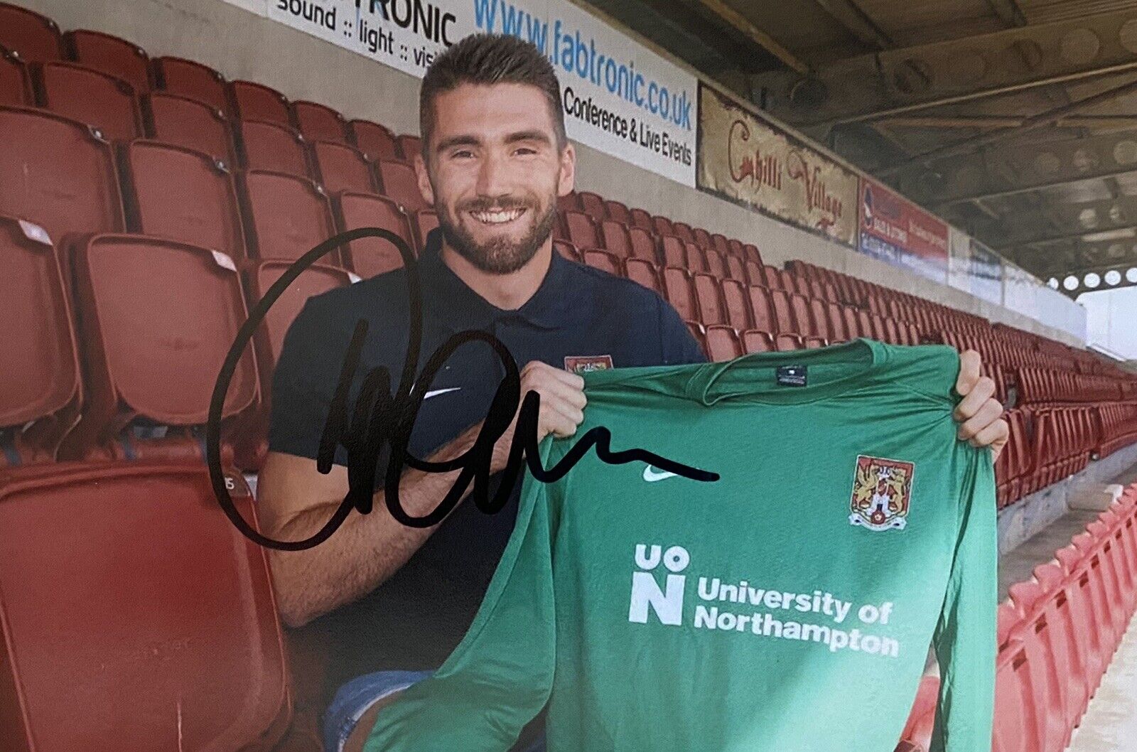 Matt Ingram Genuine Hand Signed Northampton Town 6X4 Photo Poster painting 2