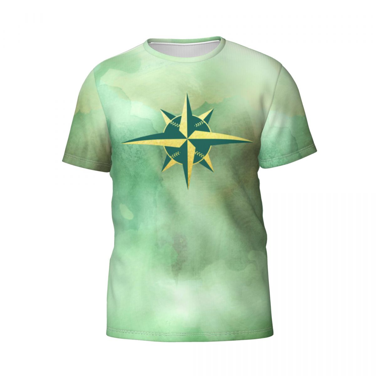 Seattle Mariners St Patrick's Day Printed Men's T-Shirt