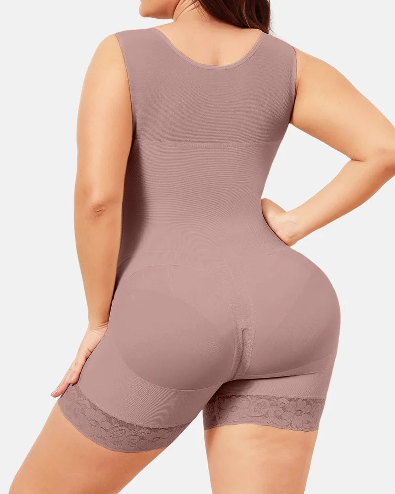 🔥🔥 Extra Plus Size Shaper Bodysuit Tummy Control Shapewear With Bra