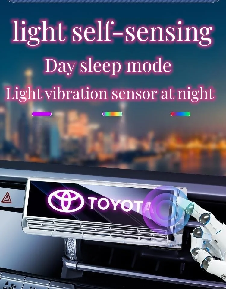 Car air conditioner air outlet aromatherapy car atmosphere light