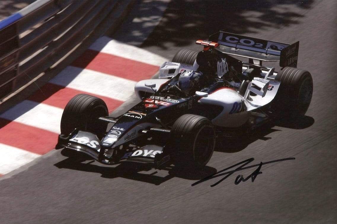 Patrick Friesacher AUSTRIAN RACING DRIVER F1 MINARDI autograph, signed Photo Poster painting