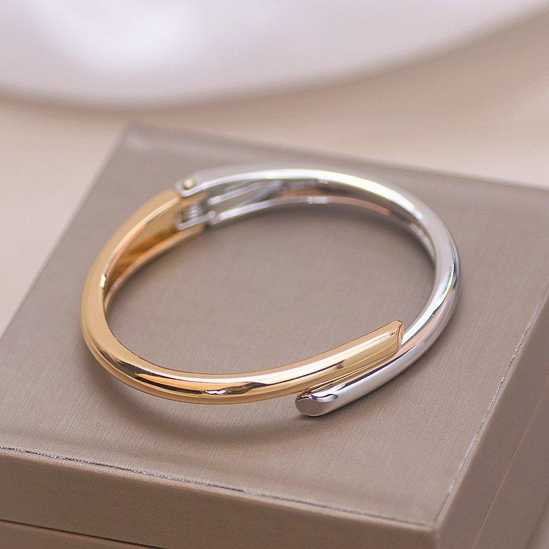 Geometry Round Metal Open Bangles & Bracelets | Oxredo Shop Ramadan Sale