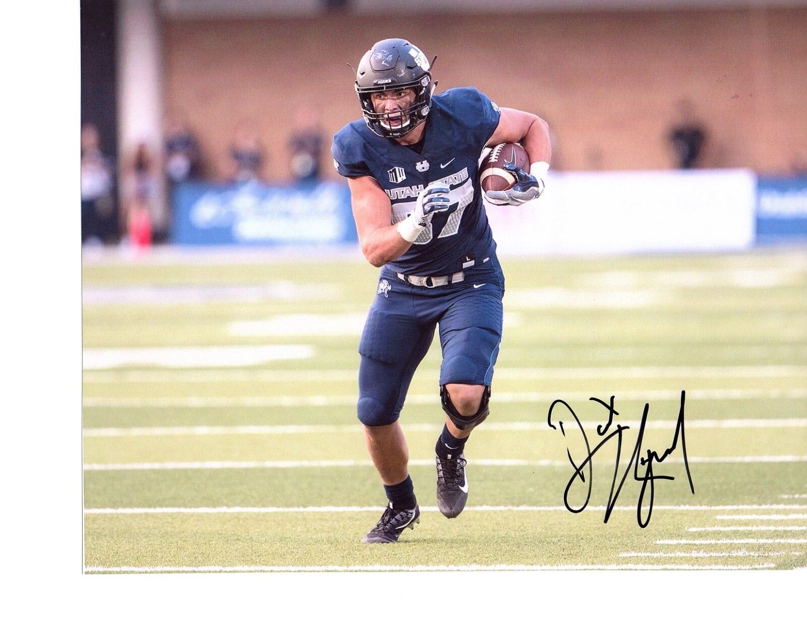 Dax Raymond Utah State Aggies signed autographed 8x10 football Photo Poster painting b