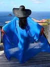 Loose Hawaii Style Sun Protection Cover-Ups Tops