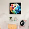 Tai Chi Fish-11CT Stamped Cross Stitch 40*40cm/15.75*15.75in tapestrymarket