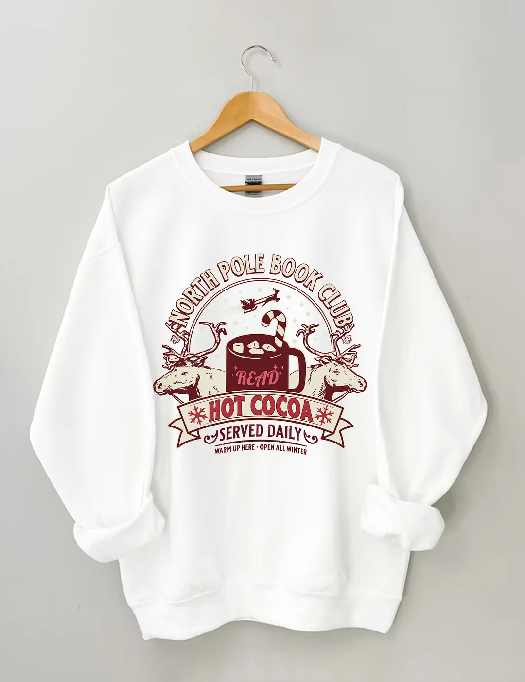 North Pole Book Club Sweatshirt