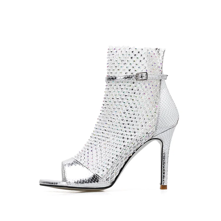 Scaevola Hollow-out Ankle Boots shopify Stunahome.com