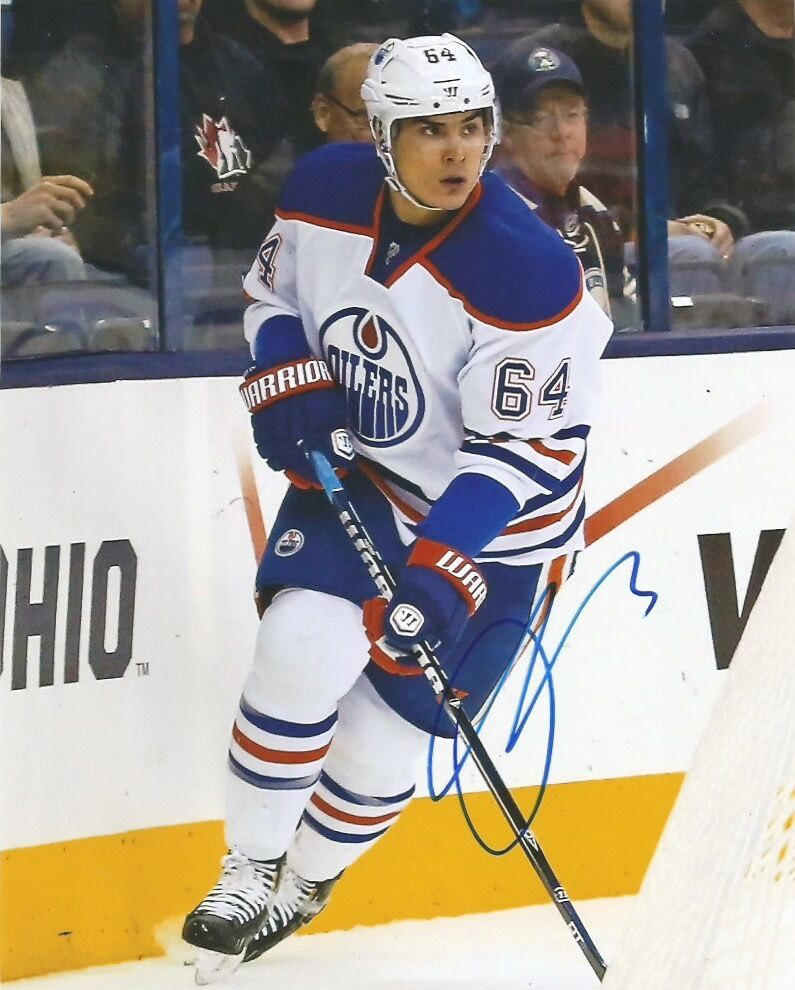 Edmonton Oilers Nail Yakupov Signed Autographed 8x10 NHL Photo Poster painting COA C