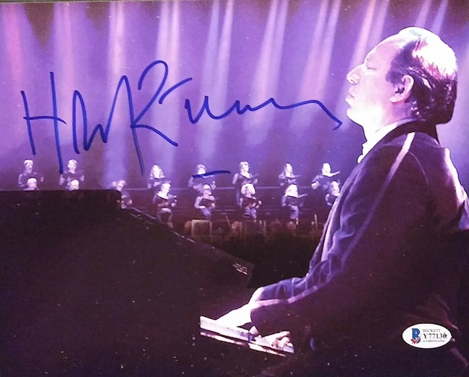 Hans Zimmer signed 8x10 COA BECKETT