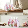 DIY PU Diamond Painting Tissue Box Kit Desktop Tissue Holder with Rhinestone Diamond Desk Decorative Tissue Box for Adults Desktop Storage Organizer (flowers)
