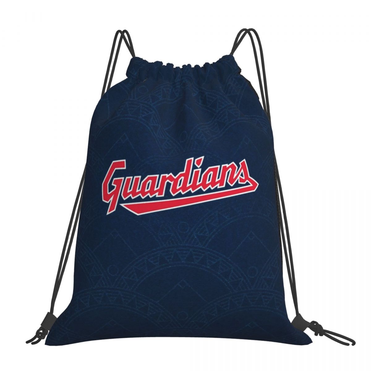 Cleveland Guardians Baseball Team Wordmark Foldable Sports Gym Drawstring Bag