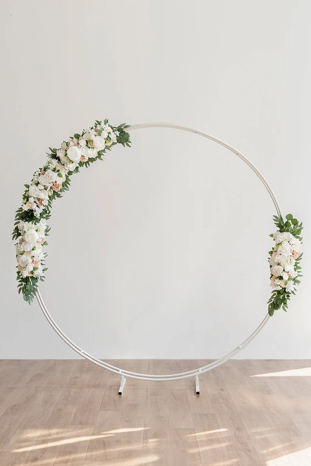 Flower Arrangements for Arch Decor in White & Sage