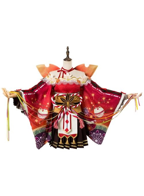 Love Live Mari Ohara Aqours Maple Leafs Ver Kimono Cosplay Costume