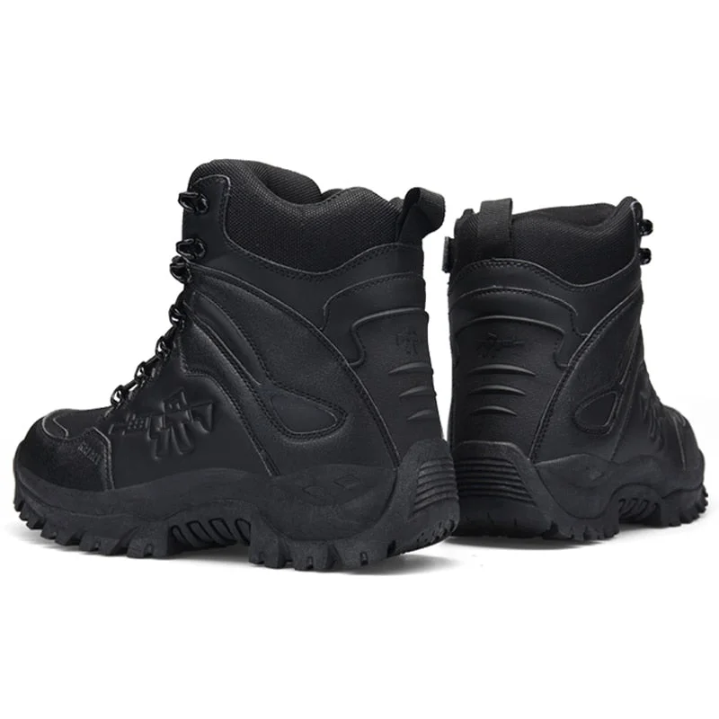 New Autumn Winter Military Boots Outdoor Male Hiking Boots Men Special Force Desert Tactical Combat Ankle Boots Men Work Boots