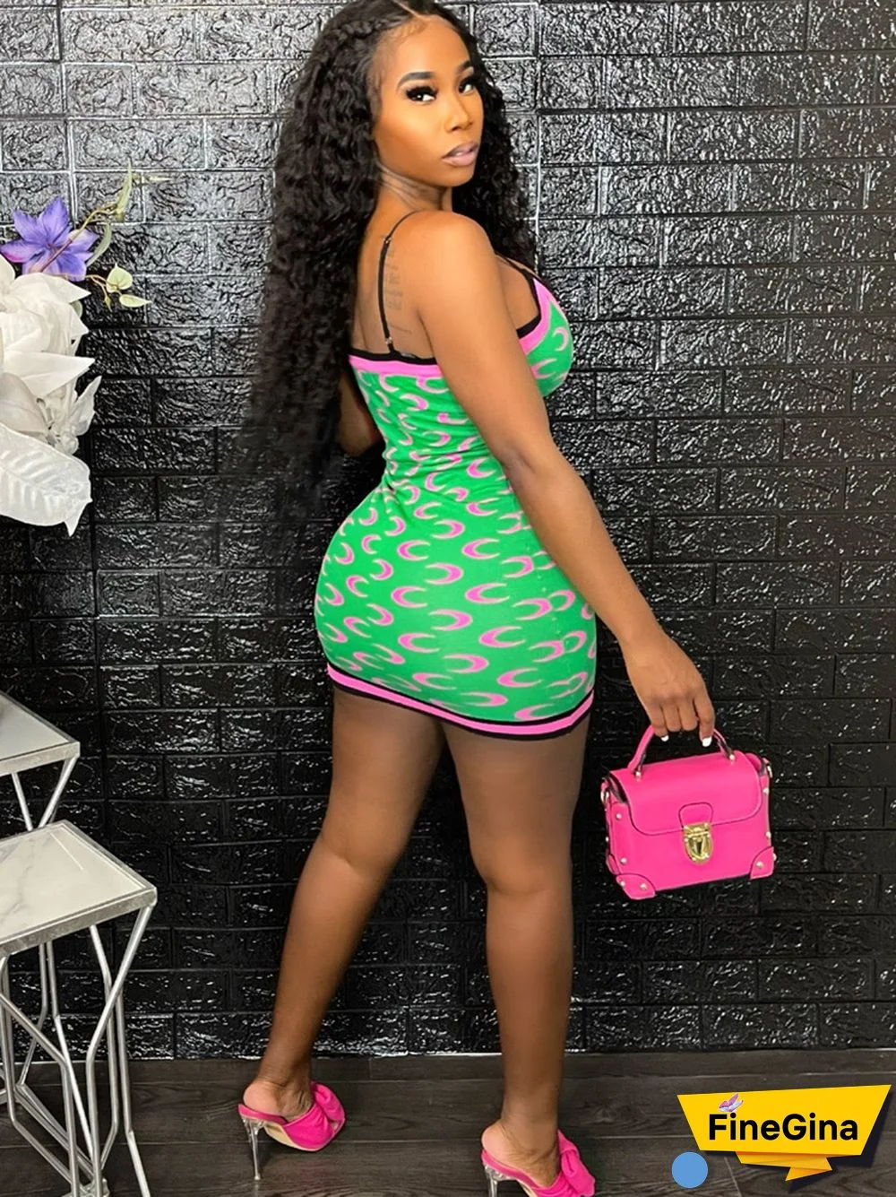 Beyprern Casual Womens Sweater Dresses Summer New Chic Backless Moon Print Bodycon Night Dresses Party Club Wear Rave Outfits