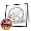 Diamond Painting-DIY Full Round Drill Baby(40x40cm)