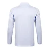 25/26 Manchester United White Half-Zip Training Jacket Set