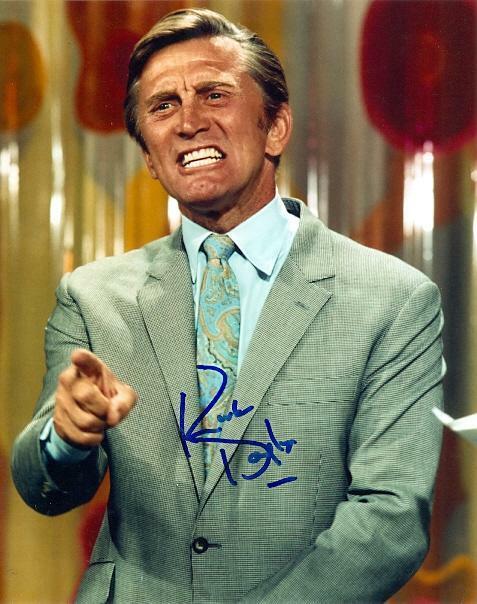 Kirk Douglas Signed - Autographed 8x10 inch Photo Poster painting with Certificate