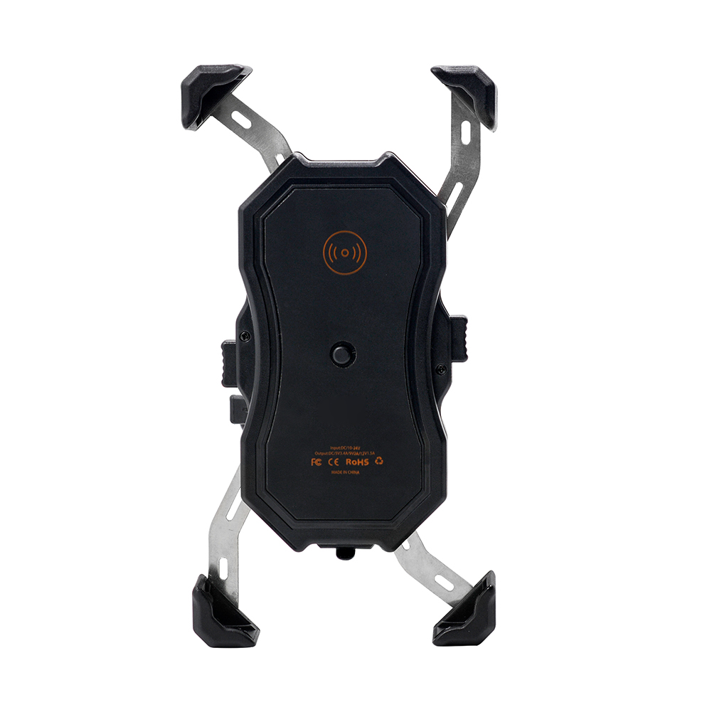 

Motorcycle 10W Wireless Charger QC3.0 USB Charger 4.7-6.5 inch Phone Mount, 501 Original