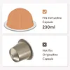 Refillable Reusable Capsule Coffee Filter Pods for Nespresso Vertuo Next