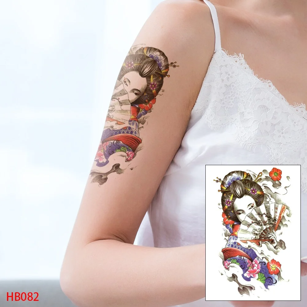 Sdrawing Transfer Waterproof Temporary Tattoos Sticker,Fake,Women Men Wolf,Skull,Eagle,Black Dragon,OWL,Beauty Body Art,Sexy Makeup