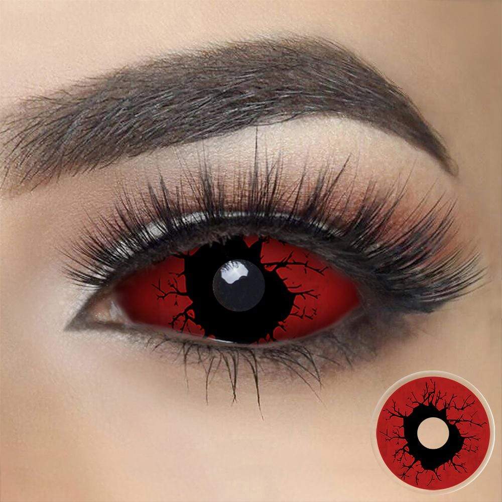 Red Slipknot Sclera Cosplay Contacts