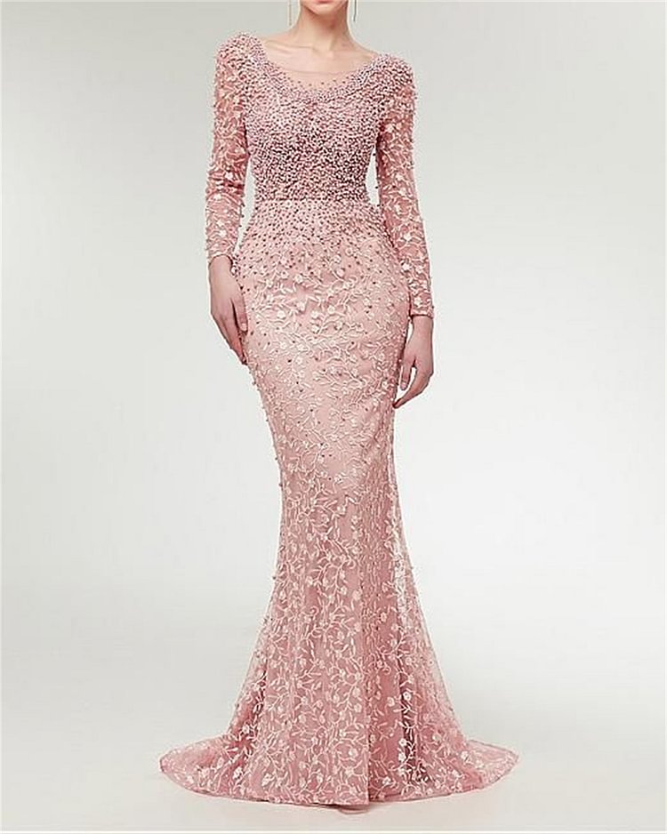 Women's Solid Color Sequins Dress