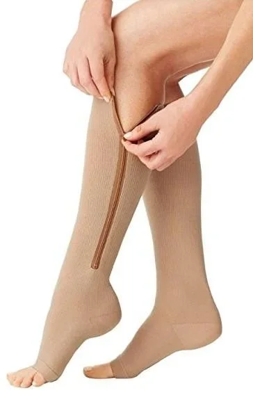 Zipper Compression Socks - Zip Up Support Stockings Radinnoo.com